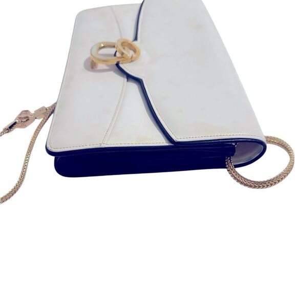 Gucci white leather bag with gold Gg - Picture 11 of 16